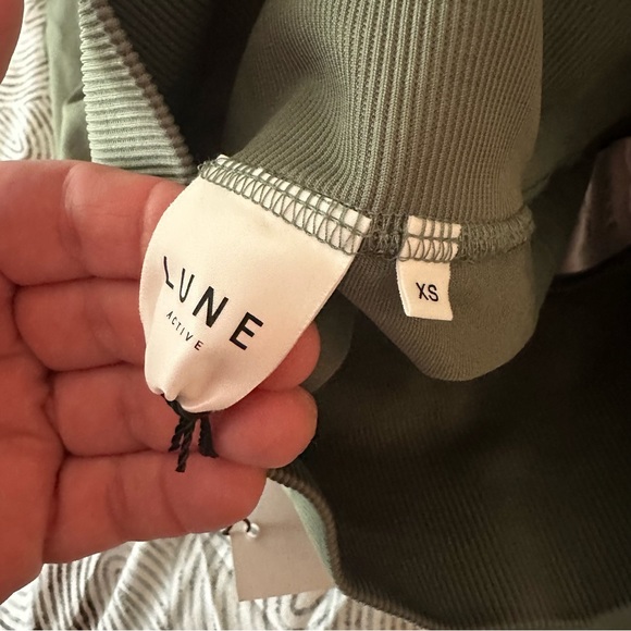 Lune Active Silvered Olive Seamless Jayne Rec Fabric Silky Soft Leggings NWT XS - Picture 9 of 16